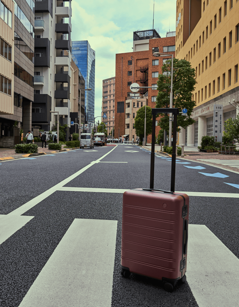 Чемодан NINETYGO Manhattan Frame Luggage  24" красный - (NINETYGO : 112004) - (ВСКРЫТАЯ)