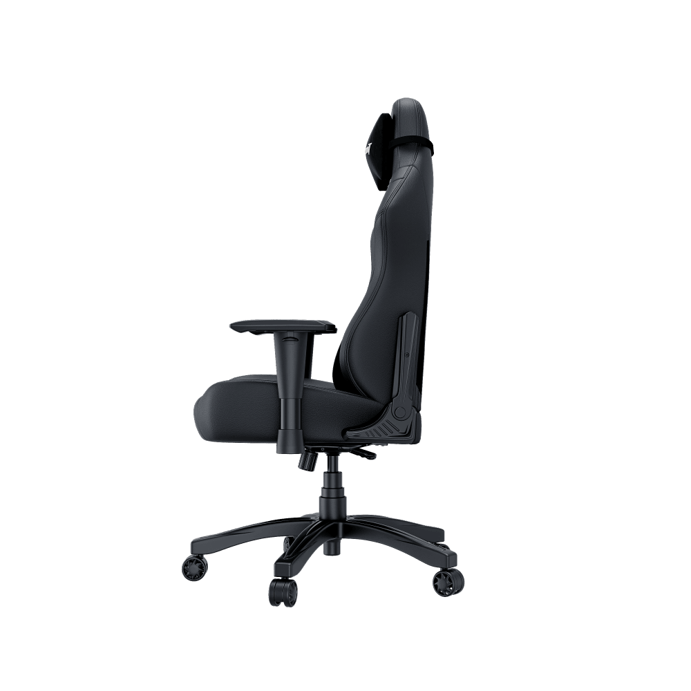 Кресло игровое Anda Seat Luna series  цвет черный, размер L (110кг), материал ПВХ (модель AD18) - (Andaseat : AD18-44-B-PV) - (МЯТАЯ)